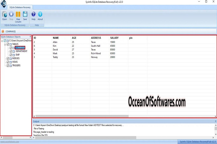 SysInfoTools SQLite Database Recovery With Crack