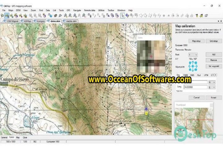 OkMap Desktop 17.6.1 Free Download