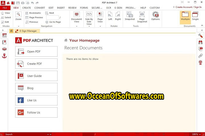 PDF Architect Pro+OCR v8.0.133.15259 Free Download