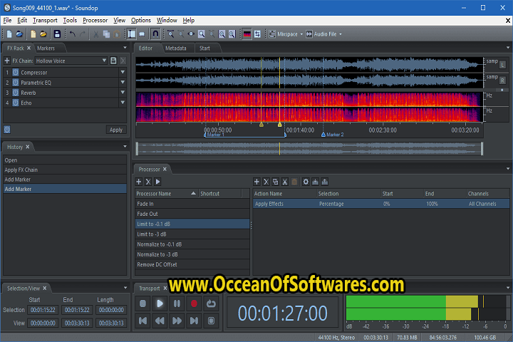 Soundop Audio Editor v1.8.14.20 Free Download