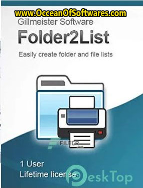 Gillmeister Folder2List 3.26 Free Download