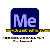 Adobe Media Encoder v23.0 Free Download
