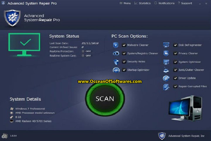 Advanced System Repair Pro v1.9 Free Download