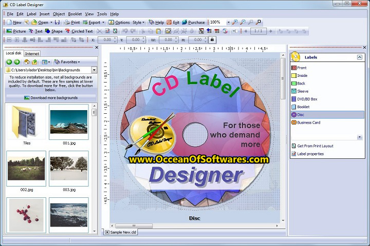 CD Label Designer 9.0 Free Download