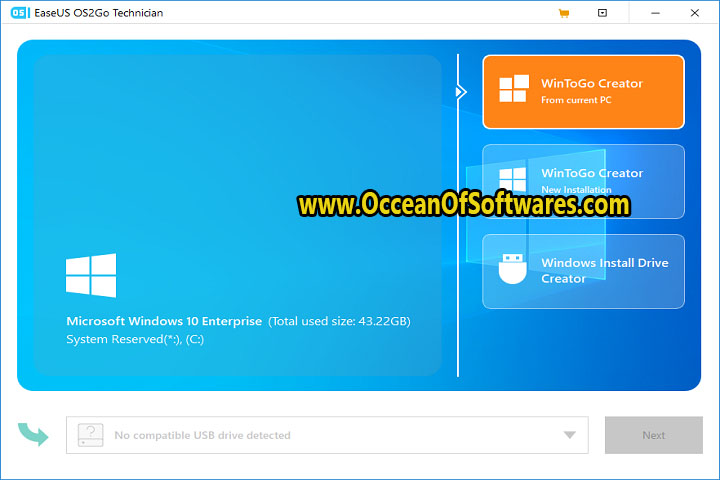EaseUS OS2Go v3.1.0 Free Download