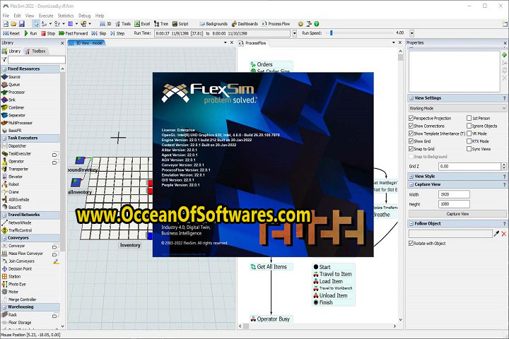 FlexSim Enterprise 2022 Free Download